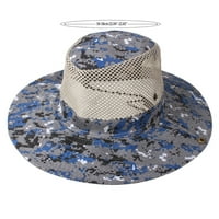 Ljetni ribolov suncobran šešir na otvorenom kamuflaža prozračna sandala za sandala zapadnu kauboj suncobran
