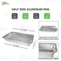 [500] aluminijske pans za jednokratnu veličinu parni stol duboki aluminijski ladici teške turneje -