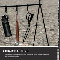 Stezaljka za roštilj CLAMP Gron Charcoal Poker na otvorenom dugački ugljen