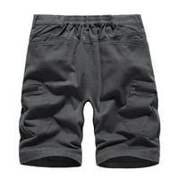 Cacomomrk PI muške kratke hlače za muškarce Ležerne prilike pune boje patentnih zatvarača višestruki