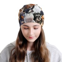 Koat uzorak Slouchy Beanie za žene Muškarci Stretch Sleep Hat Function Poklon Jesenska casual Headwear