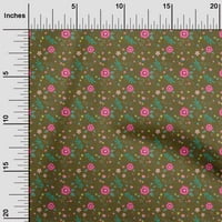 Onuone viskozne šifon tkanina odlazi i cvjetna umjetnička ispis tkanina od dvorišta široka