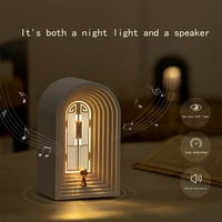 Desktop stolne lampe LED žarulje, noćna dekoracija noćna spavaća soba dnevni boravak USB punjenje Bluetooth