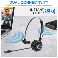 Komforne Bluetooth slušalice, UX bežične slušalice sa mikrofonom, bežični mobilni telefon sa zvukom