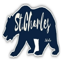 St.Charles Idaho suvenir 3x frižider magnetni medvjed dizajn