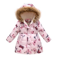 Djevojke kaput slatka odjeća Toddler Baby Kids Girls Winter Debela topla kapuljača sa kaputom