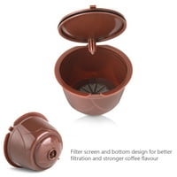 Kafe za ponovnu upotrebu kafe kafe refleksibilne kafe kompatibilne s Dolce Gusto punjenim filtrima za