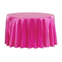 Okrugli stolnjak satenski stol za stol 120 - tropsko palmino dekoracija tkanine za tablicu za zabavu