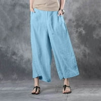 Ženske hlače Ležerne prilične pantalone Ležerne sa otvorenim trapericama za žene duge dugice odijelo