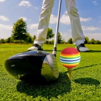 Rainbow Stripe pjena sunđera golf kuglice Swing Perse trener AIDS Golf trening alat, crvena