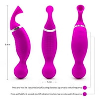 Klitorisni stimulacija vibratora za žene, sisa vibrator punjiva G točka klitorija za odrasle igračke