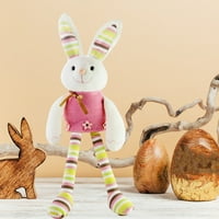 Greenhome Usched Bunny lutka obučena džemper duge uši noge lijepe zečje lutke plišaju ukras mekani punjeni