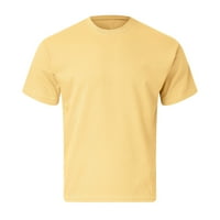 Thirts majice za muškarce Ljeto od pune boje tkanina Jednostavna casual majica sa okruglim vratom i