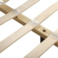 Moderan tapecirani okvir kreveta s podesivim uzglavljem, jedinstvena platforma za platformu FAU s podrškom za drvo