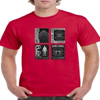 Moderni Trendi Techno print majica - Mumbe -image by Shutterstock, muško 3x-Large