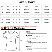 Grafičke mase za žene O-izrez tiskane majice za čišćenje za žene ružičaste 6