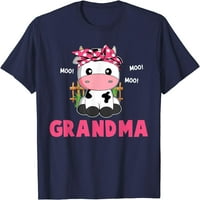 Smiješna baka krava Slatka krava za rođendan kravlje porodične majice