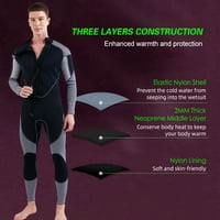Neoprene WETSUIT za muškarce Prednji zip Cull Body Ronilački odijelo za snorkeling Surfanje Ronjenje