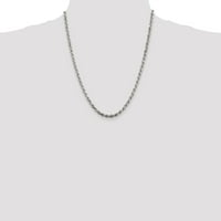 Sterling srebrna veza užad ogrlica privjesak Privjesak šarm fini nakit za žene poklone za nju