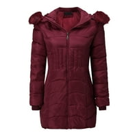 Pedort Womens Overselizirani zatvarač up Sherpa jaknu Plus size Zimske tople odjeće, XL