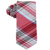 Buyyourties - Z- - Aficionado suke muške mršave kravate crvene sive