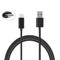 Punjač 6FT USB kabl za Alcatel 3V telefon - žičana žica za priključak Turbo crna Q6A