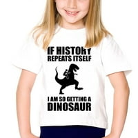Rođendanska ličnost Dinosaurus Omladinska dječja majica Opuštane vrhove Košulje Poklon za dječake Djevojke
