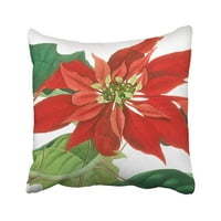 Christmassy Poinsettia božićni cvjetni jastučni jastučni jastuk