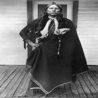 Quanah Parker. Vođa Nquahada Comanche. Fotografija, 1895. Poster Print by