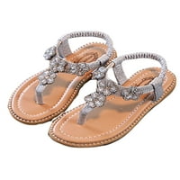Ravne sandale Harsuny Girl Flats Slip na ljetnom sandalu vjenčanje slatke neklizajuće casual cipele