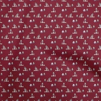 Onuone pamučni dres maroon tkanina božićna opsega za quilling ispisuju šivanje tkanine sa dvorištem