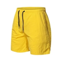 Tawop plaže kratke hlače Khaki kratke hlače Muški čvrsti suhi žuti XXXL