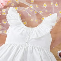 Vedolay haljina Djevojke Cvjetna perla Vjenčana haljina Pageant Tulle Party haljina, bijela 18- mjeseci