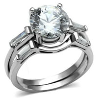 Srebrni ženski prsten Anillo para mujer y ninos unise dječji prsten od nehrđajućeg čelika St. Petersburg