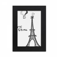 Crtanje linije Eiffelov toranj Outline Paris Desktop Foto okvir Slika Prikaz umjetničkog slika