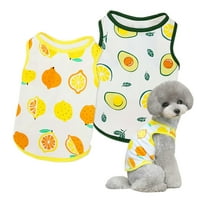 Mala majica psića Štepne Proljeće Summer Tanka majica Teddy Dog Cat Odjeća za kućne ljubimce Slatka