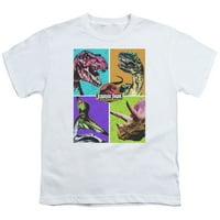 Jurassic Park - Prapovijesni blok - Majica kratkih rukava za mlade - X-velika