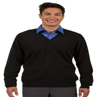 Ed odjeća za muške fino mječano meko V manžetni pamučni džemper, stil 4090