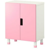 IKEA Skladišna kombinacija sa vratima, bijelom, ružičastom .232017.2622