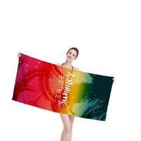 Multitrast Žene Ljeto Veliki ručnik za plažu Stripe Rainbow Print Surf Prekrivač