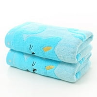 Mnjin modni životinjski uzorak mekani ručnik plavi ručnik