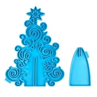 Trodimenzionalni božićni ljepilo za ljepilo DIY Xmas Dekoracija Desktop ukrasi Nakit za skladišni nosač