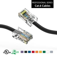 1FT CAT UTP Ethernet mrežni mrežni kabel crni, pakovanje