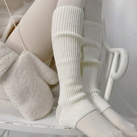 Čarape za besnu nogu pletene noge topli čizme čarape unise crochet duge čarape