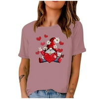 Prodaja Ženska majica za Valentinovo Valentine Grafički tisak Wemens Classic Cosy Bluze Okrugli vrat