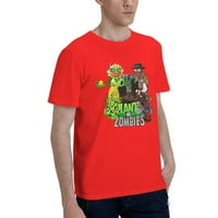 Xping biljke vs zombija Vrtna ratna pamučna modna majica za djecu Siva muške osnovne majice kratkih