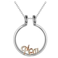 Ogrlica za zaštitu zvona Huachen prstena za žene za žene prsten privjesak nakit pokloni srebro