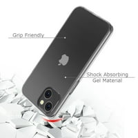 OneToughShield ® za iPhone Plus Shockofofoff Torbica, sa zaštitnim zaslonom od kaljenog stakla - Egret
