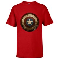 Marvel šta ako ...? Zombi Captain America Shield Standard - majica kratkih rukava za djecu - prilagođeno-crveno