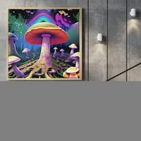 Monolita gljiva - platno Zidna umjetnost